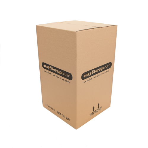 easyStorage Extra Large Cardboard Heavy Duty Moving Box
