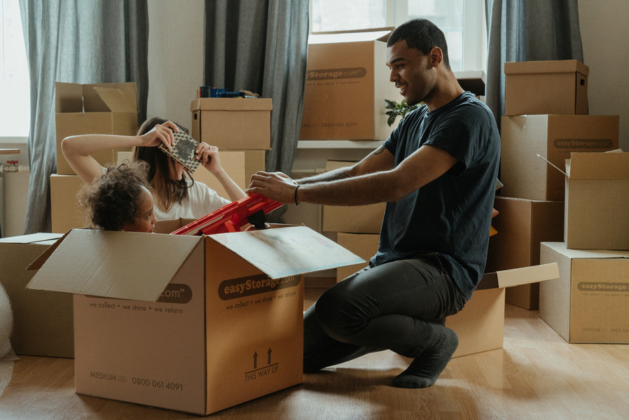 Tips for moving house with children